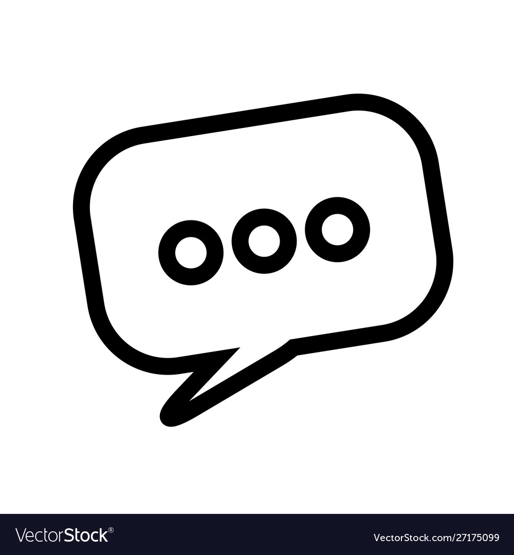 Speech bubble message icon