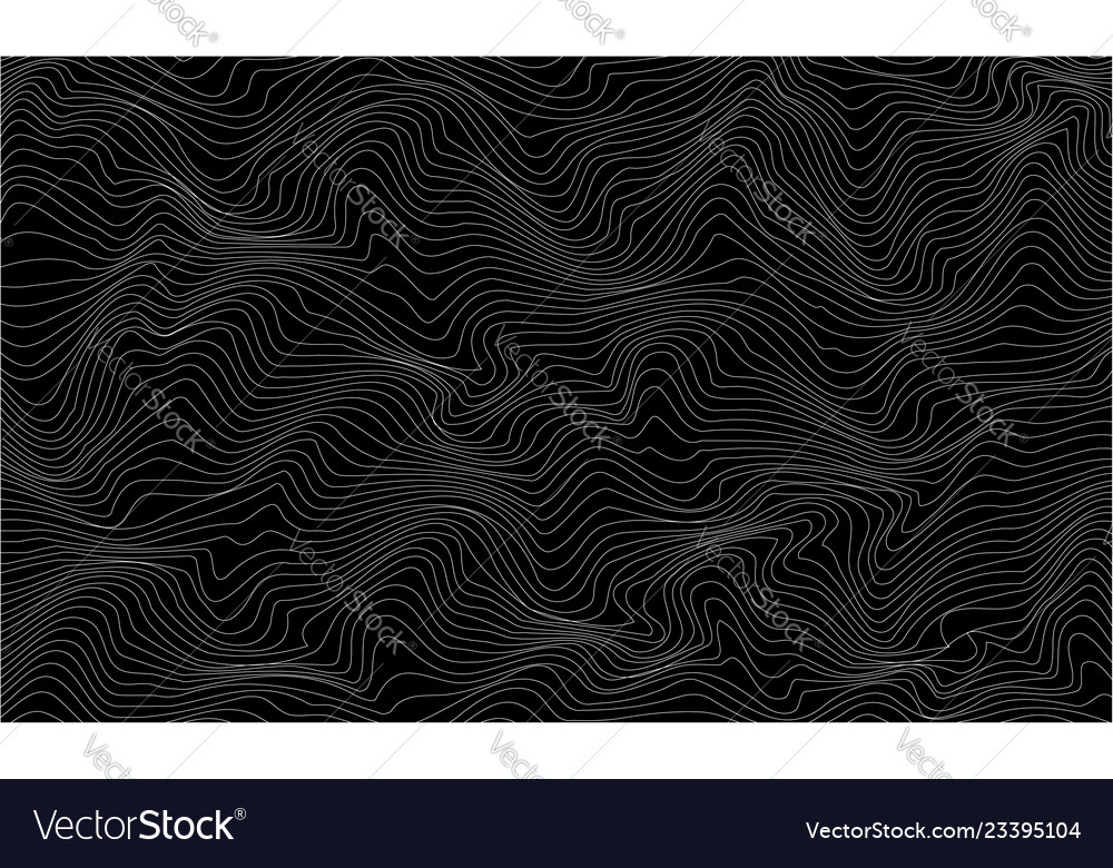Black and white abstract pattern with waves
