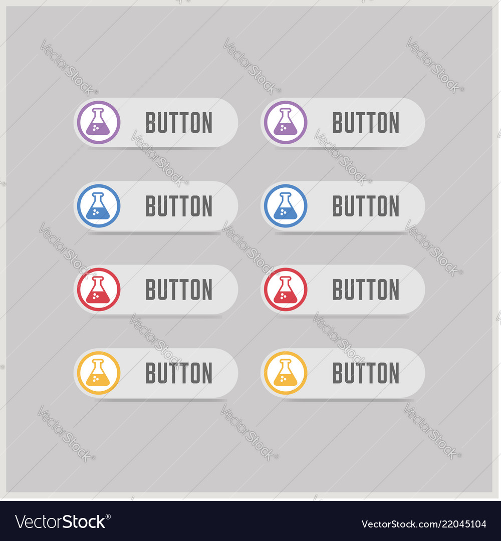 Flask icon vector image Flask icon