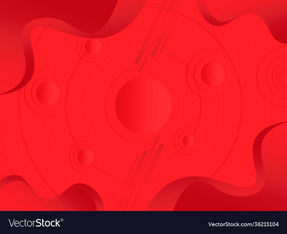 Modern gradient red fluid background