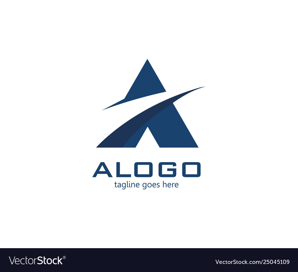 A Logo Royalty Free Vector Image VectorStock