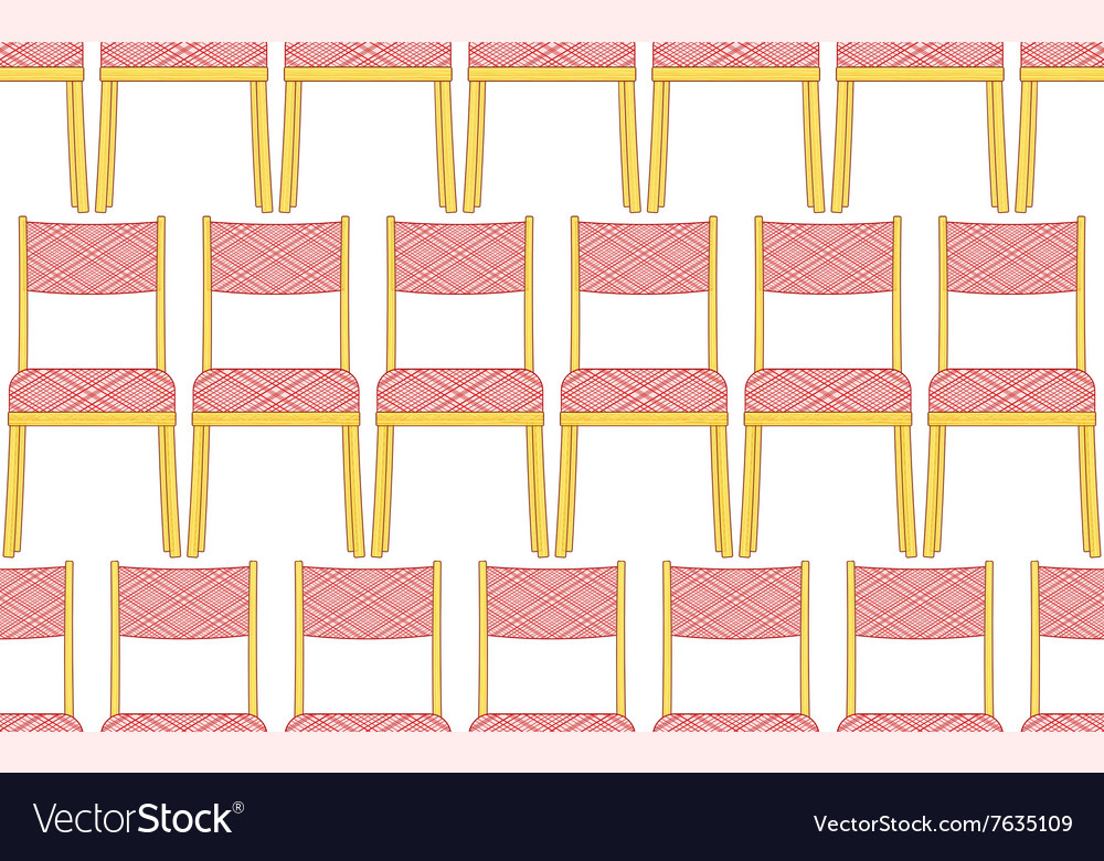 Chair pattern Royalty Free Vector Image - VectorStock