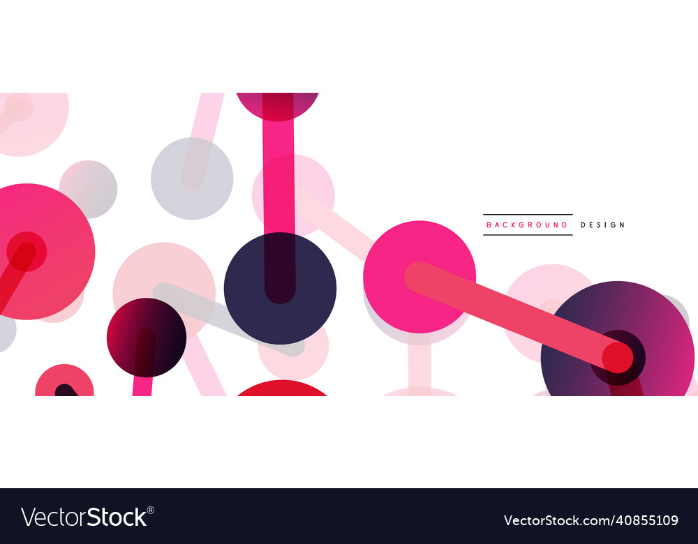 Network concept abstract background dots vector image Network concept abstract background dots