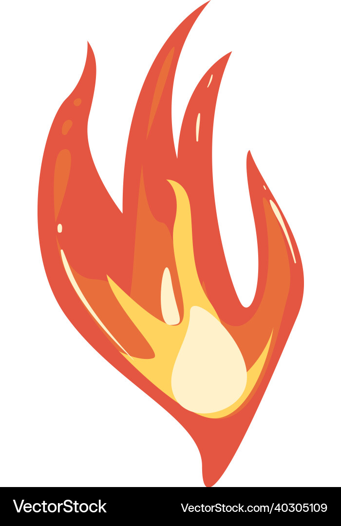 Nice flame design Royalty Free Vector Image - VectorStock