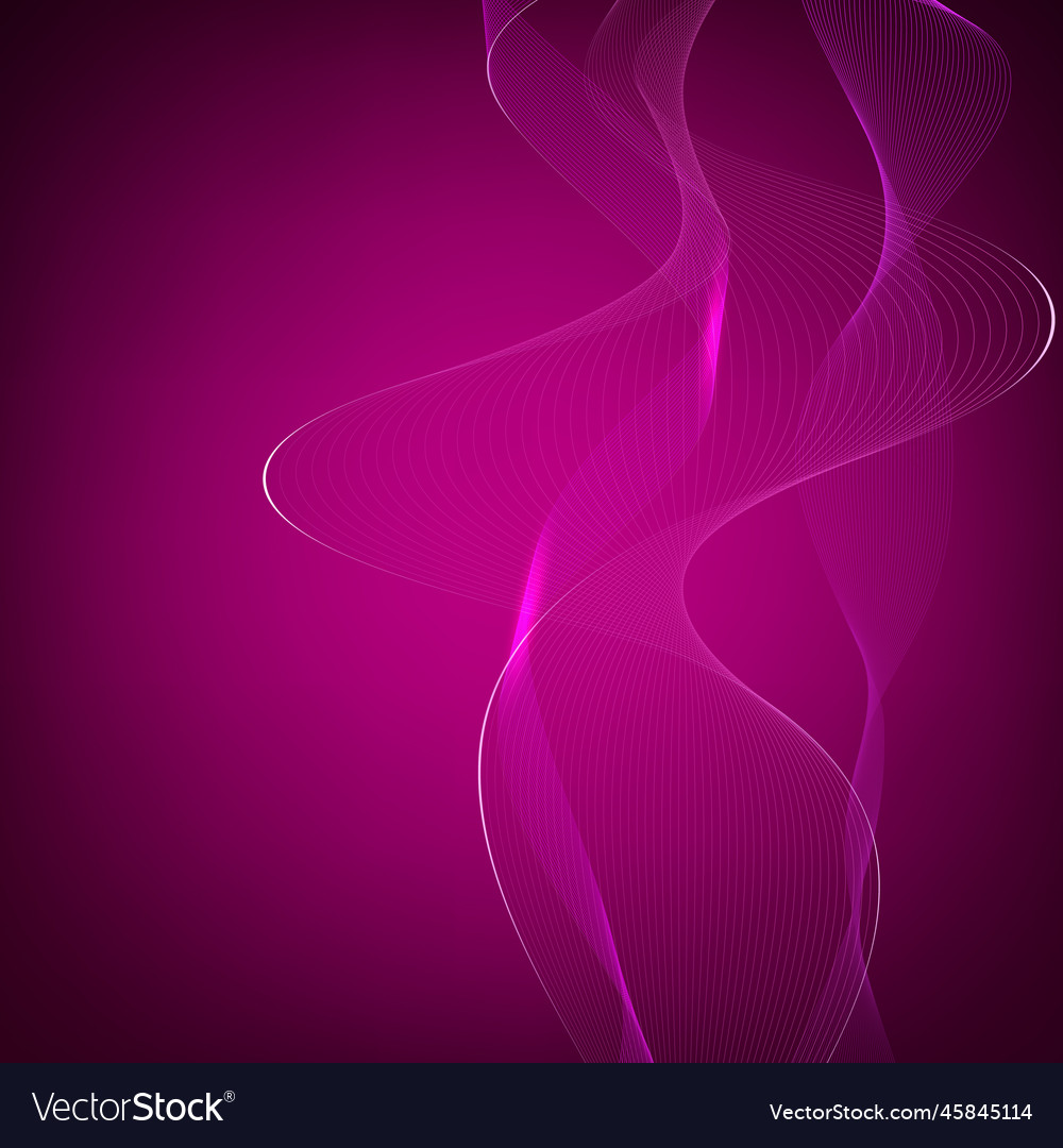 Abstract background of bright wave lines