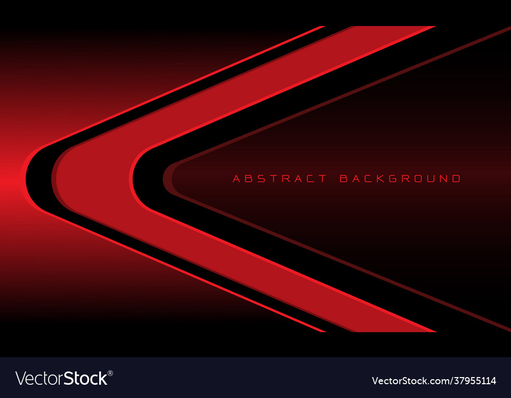 Abstract red black line arrow curve direction vector image Abstract red black line arrow curve direction