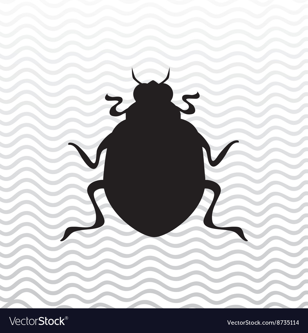 Beetle silhouette design