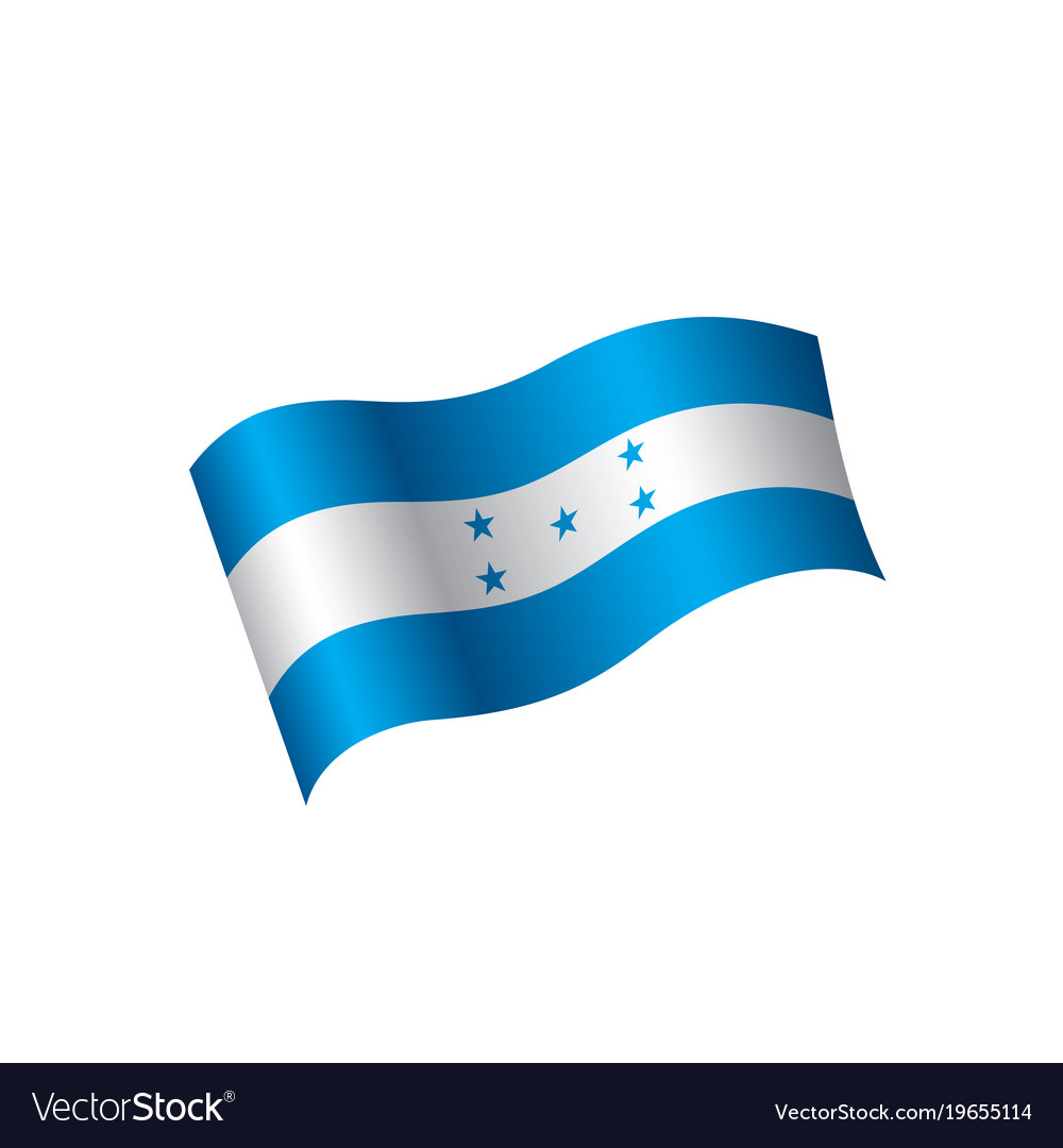 Honduras flag Royalty Free Vector Image - VectorStock