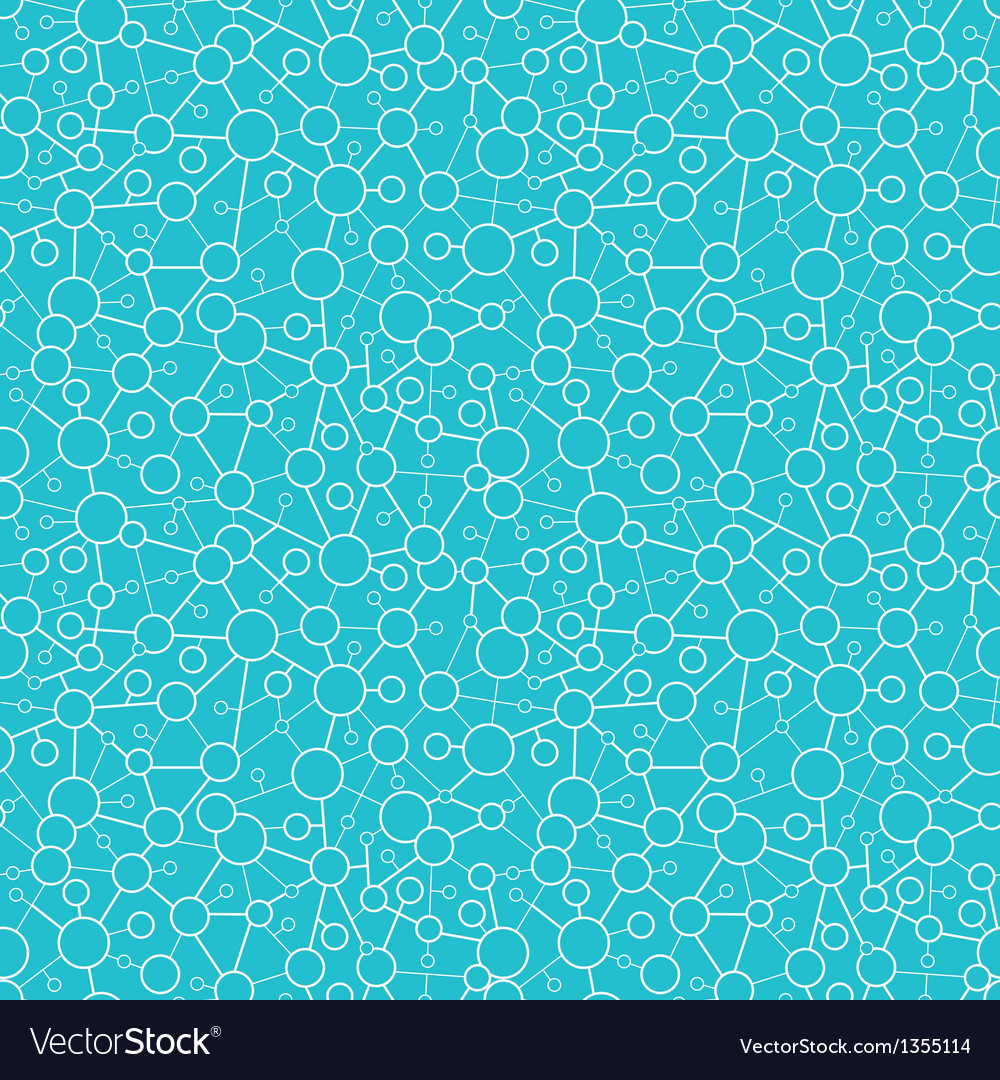 Molecular structure seamless pattern background