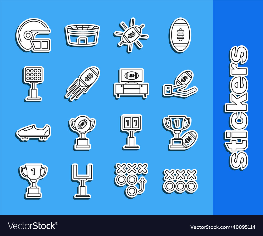 Set line planning strategy concept award cup