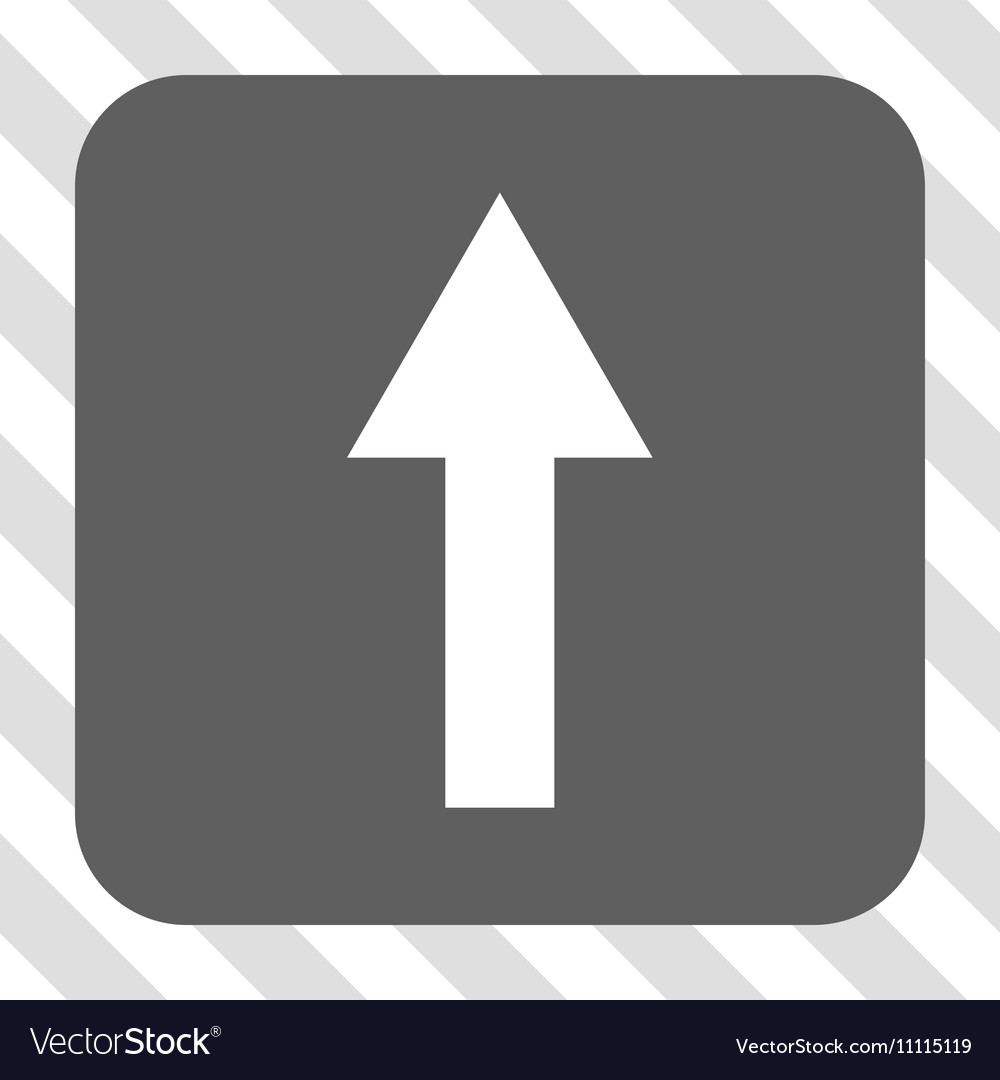 Arrow up rounded square button