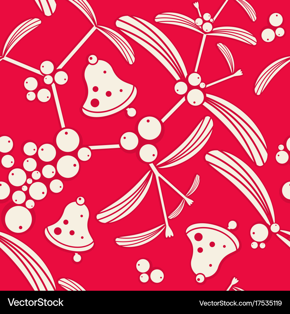 Christmas seamless pattern Royalty Free Vector Image