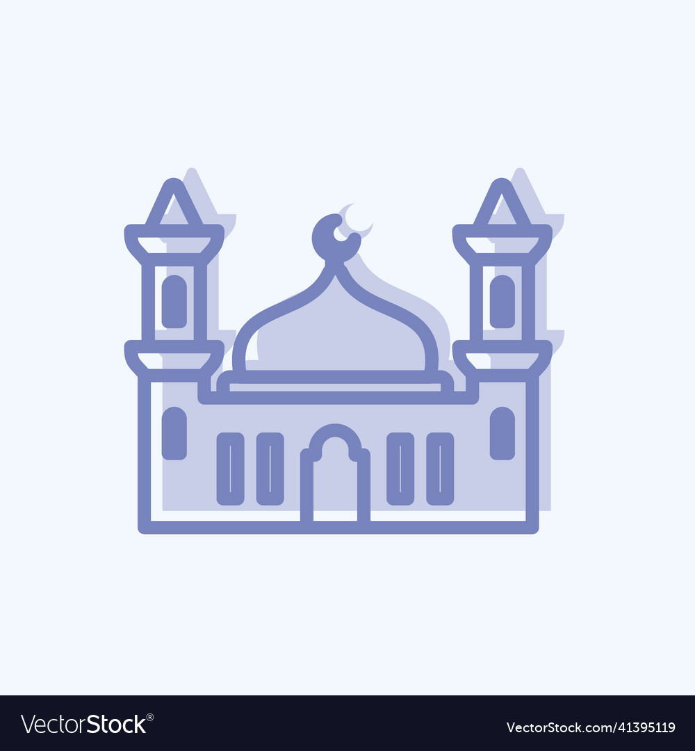 Holy place icon in trendy two tone style isolated Vector Image