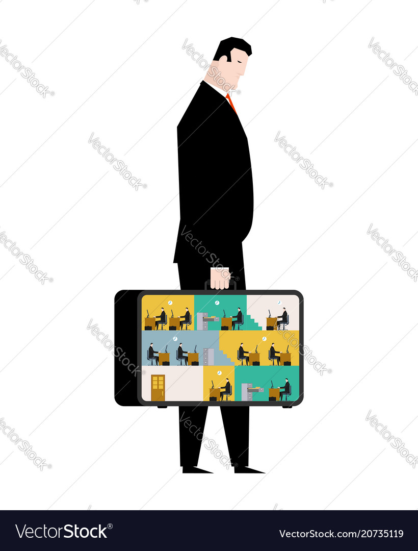 mobile office suitcase