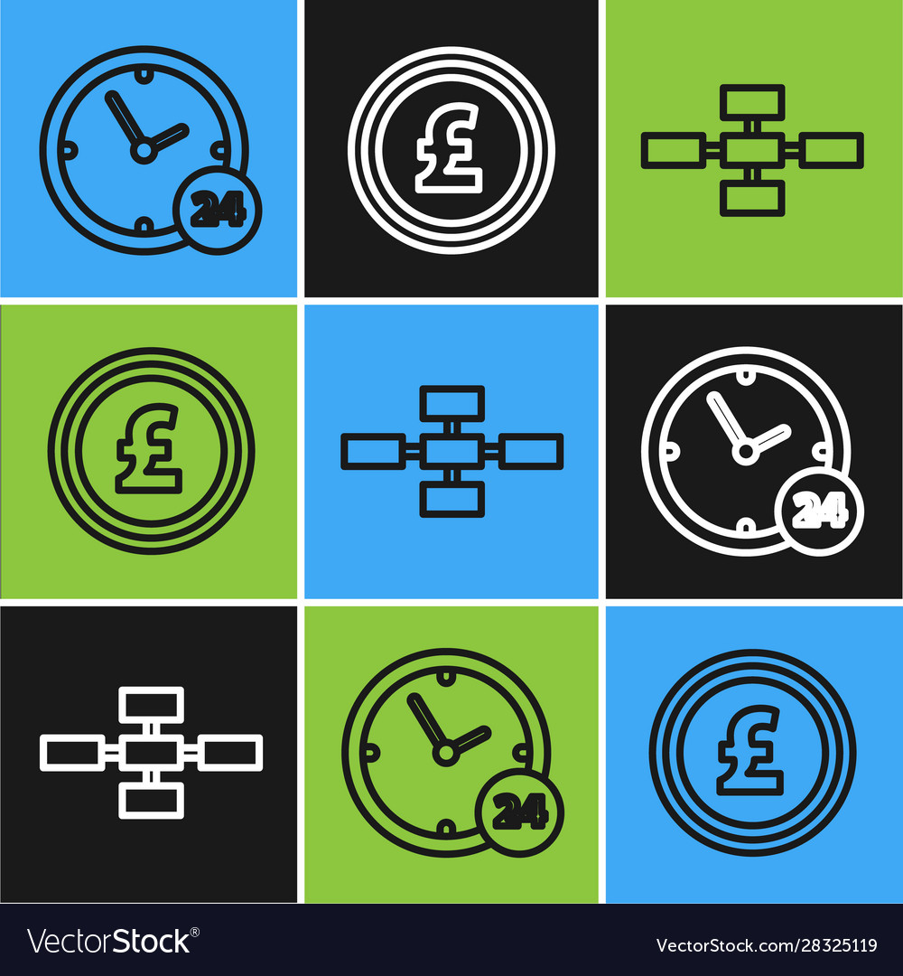 Set line clock 24 hours business hierarchy