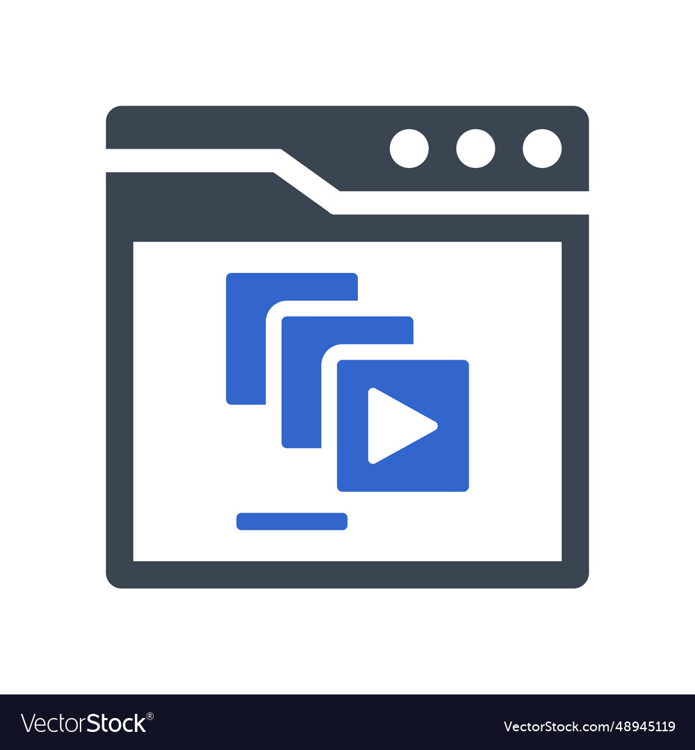 Video album interface icon