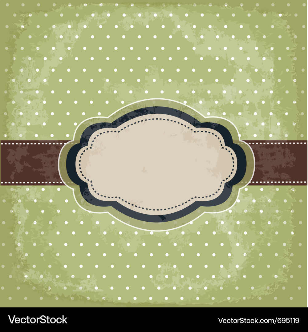 Vintage Polka Dot Pattern Royalty Free Vector Image