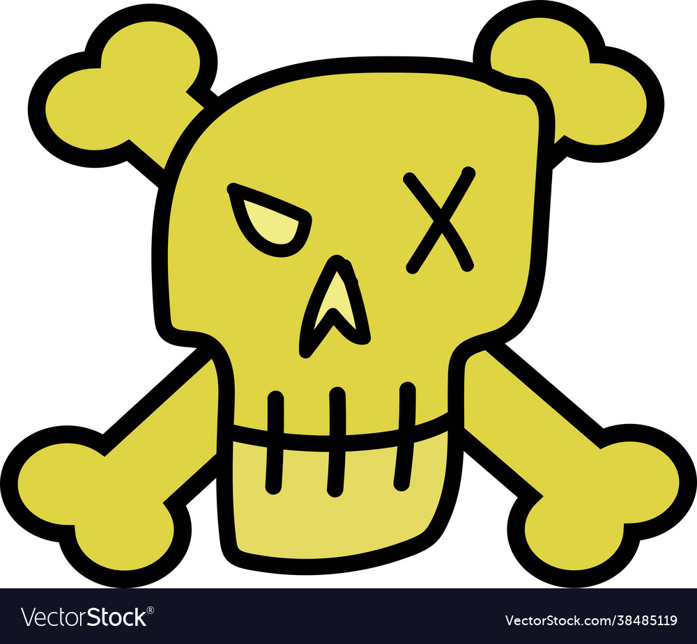 Yellow skull