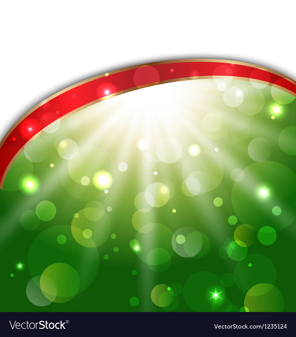 Abstract card with bokeh effect