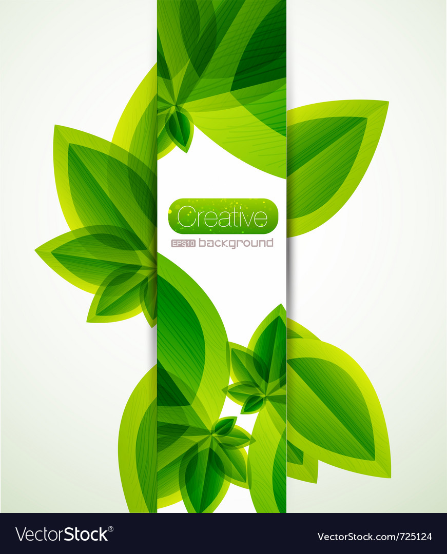 Abstract Leaf Pattern Background