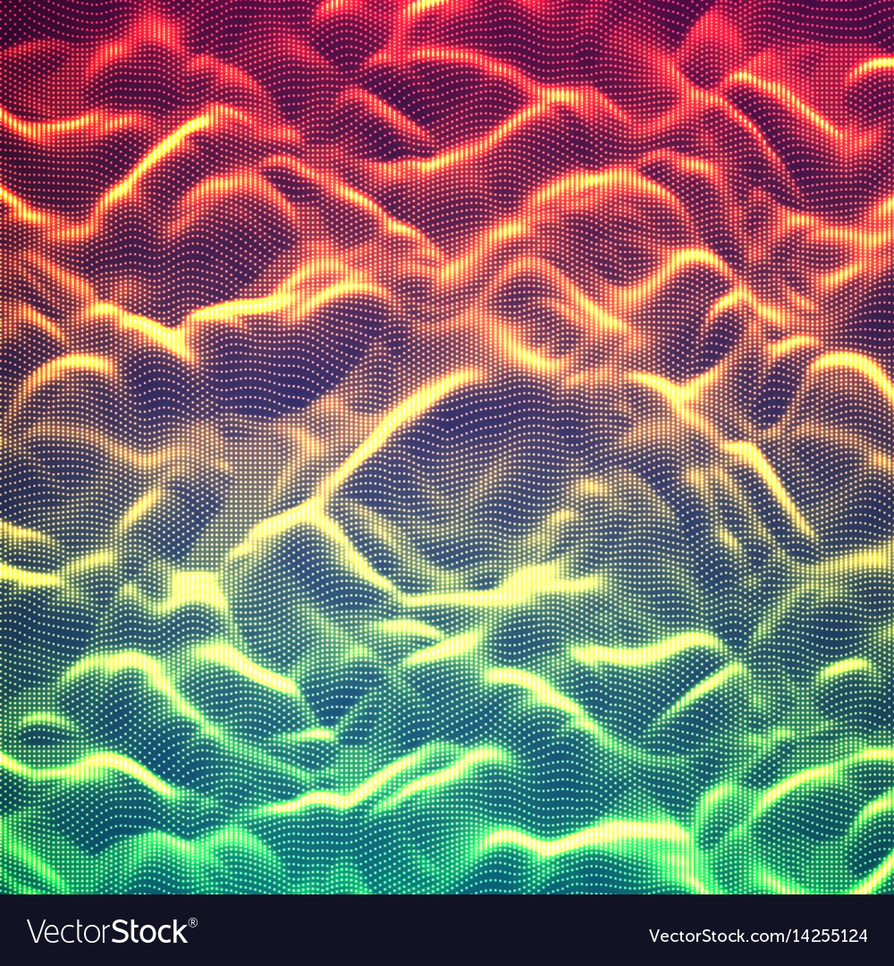 Glow Point Noise Abstract Background