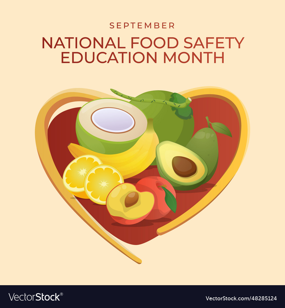 Graphic Of National Food Safety Education Month Vector Image 1137