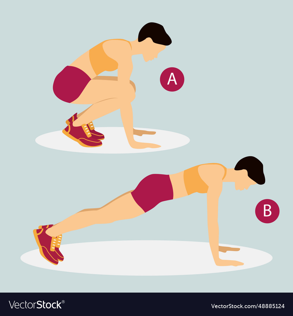 Image of man doing push ups exercise