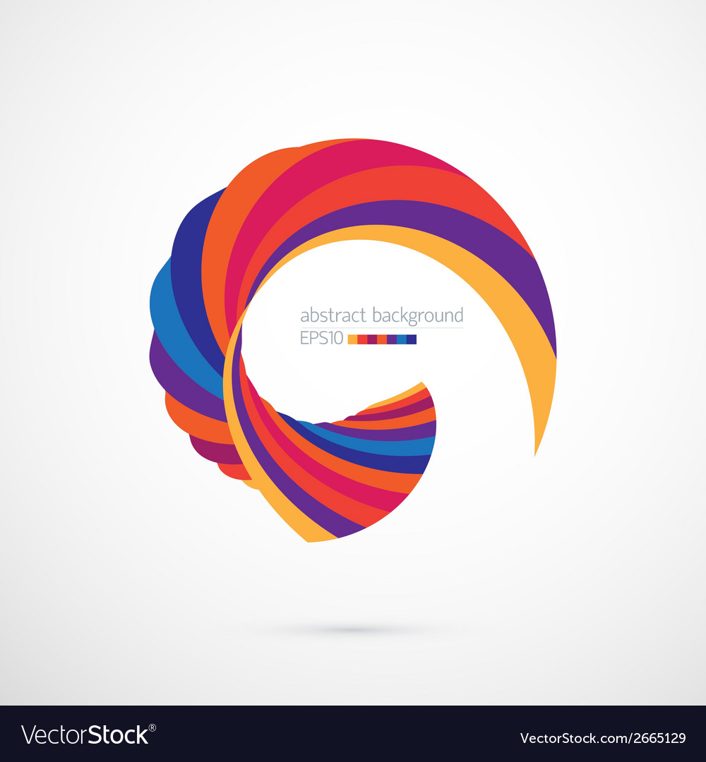 Abstract background with bright shape