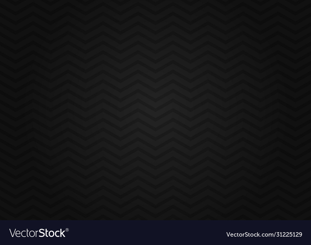 Abstract seamless zig zag line pattern on black Vector Image