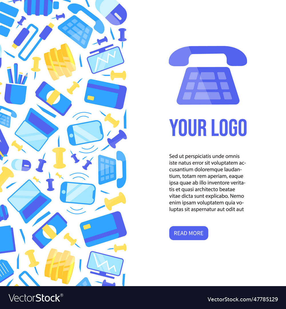 Business icons vertical banner coins graphics vector image Business icons vertical banner coins graphics