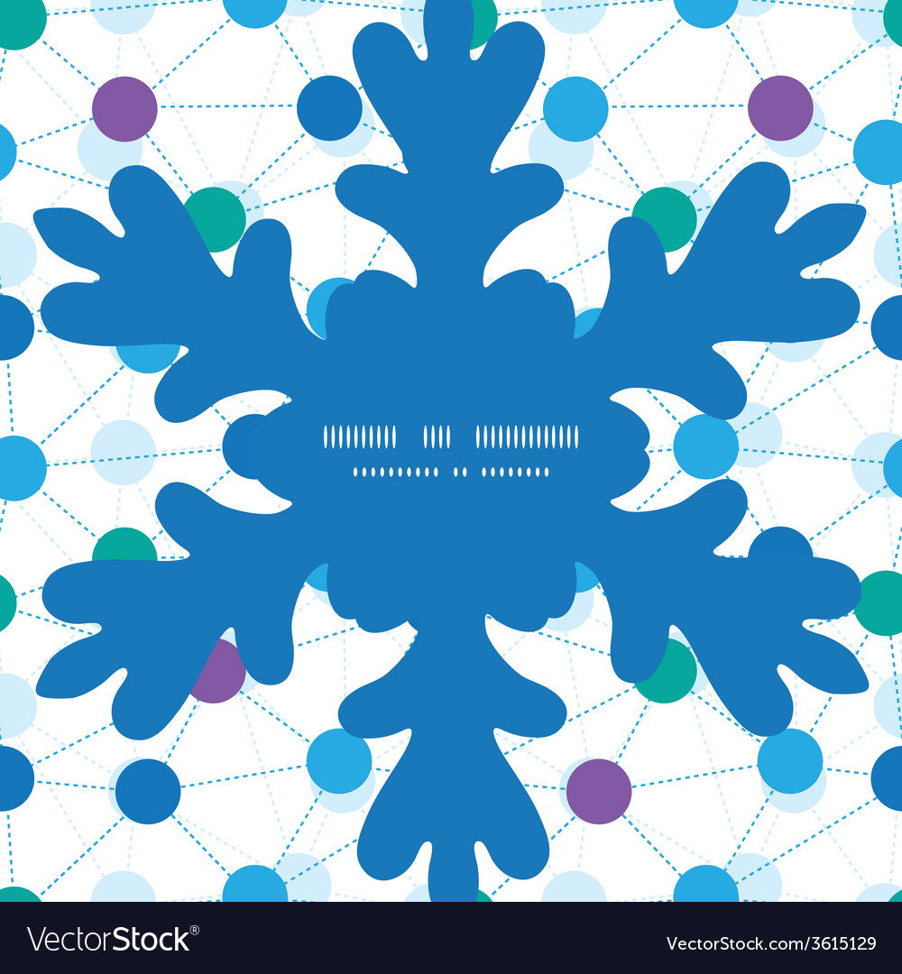 Connected Dots Snowflake