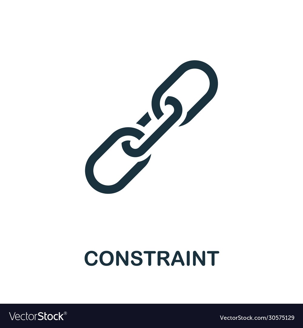 Constraint icon simple element from regulation
