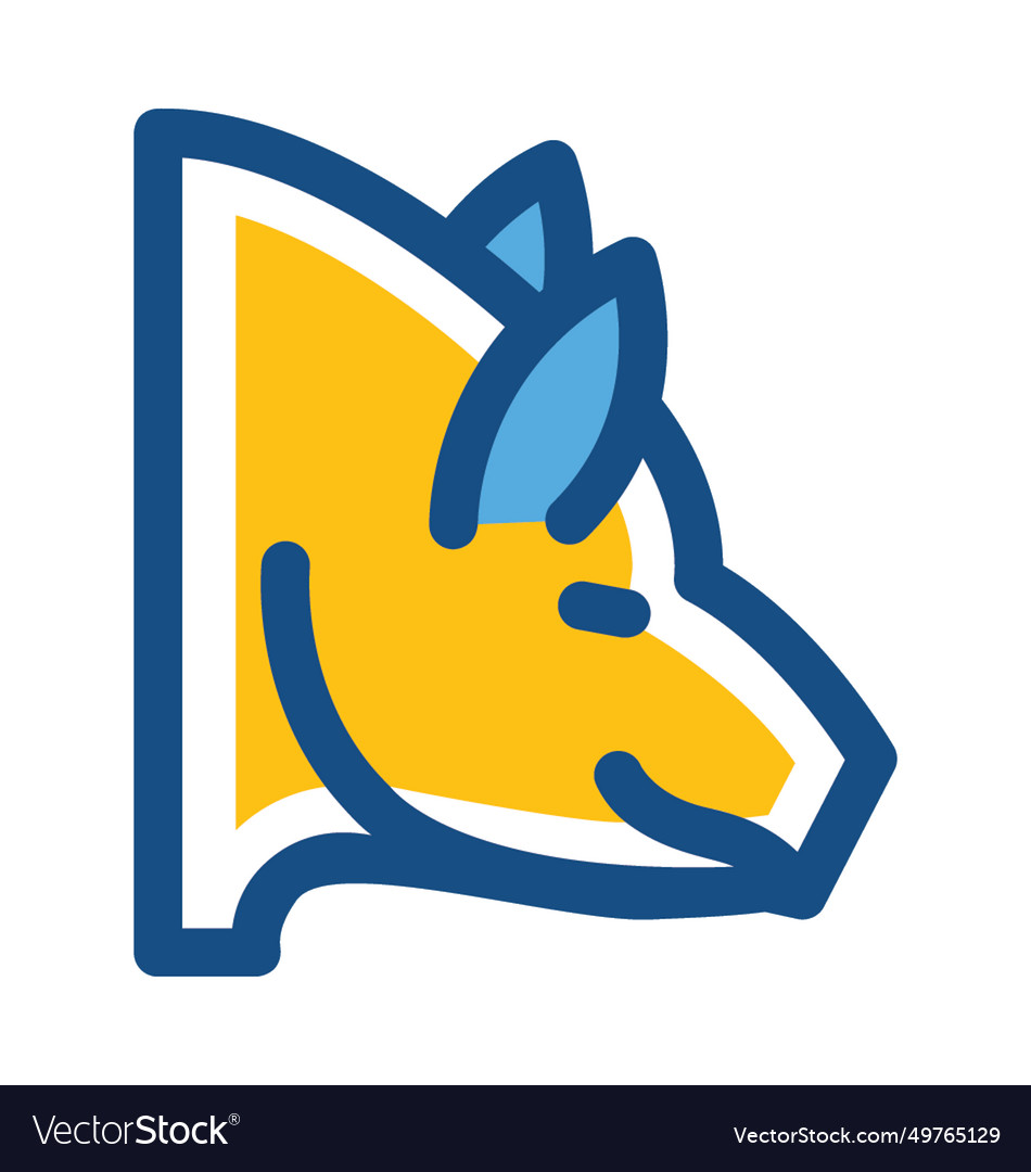 Fox line icon