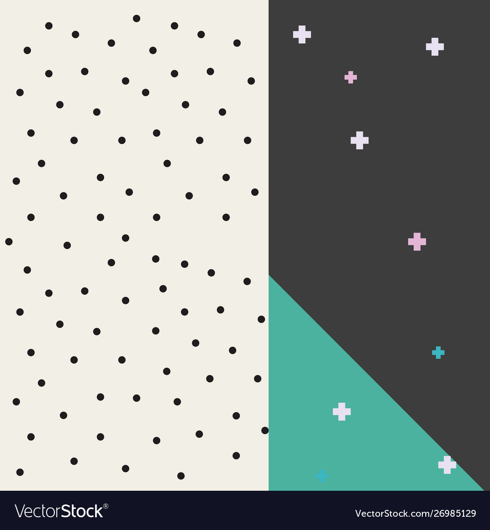 Geometrische Punkte Abdeckung Design memphis Hintergrund