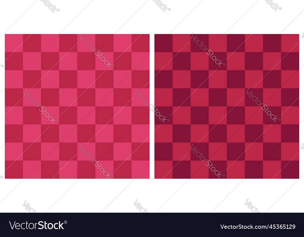 Seamless checkered pattern viva magenta