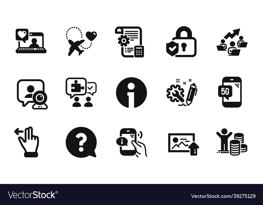 Set of upload photo settings blueprint