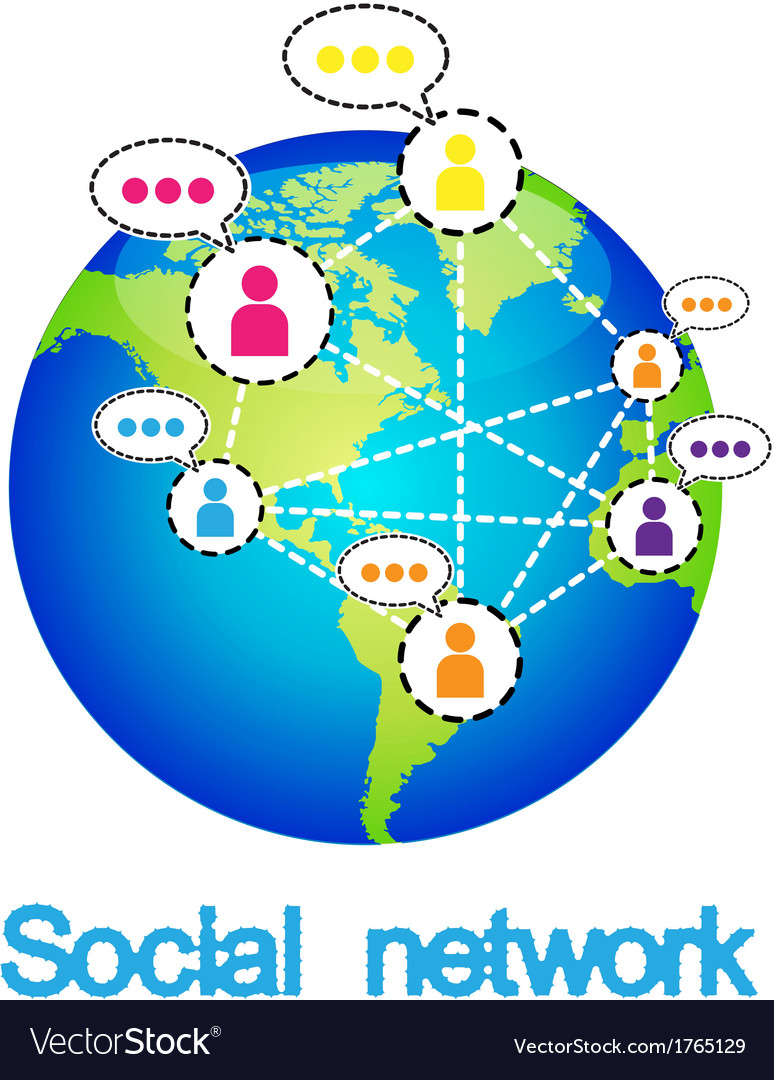 Social networking conceptual can represent