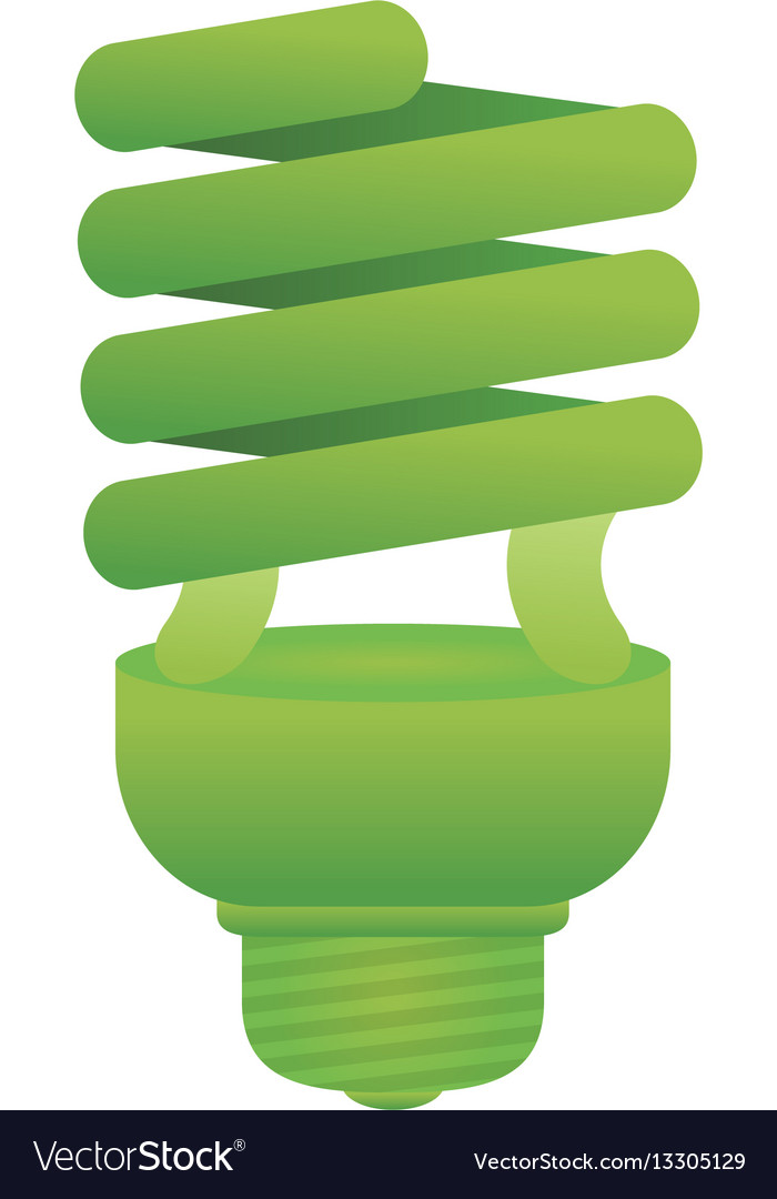 Spiral bulb light Royalty Free Vector Image - VectorStock