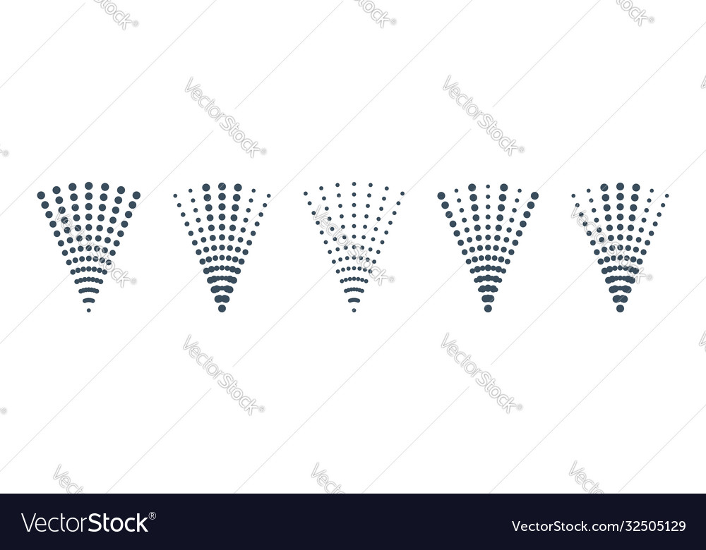 Spray-Symbole setzen Fluid Luft Symbol