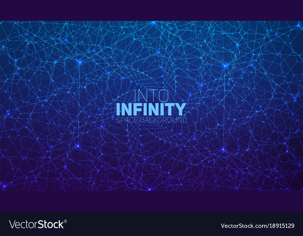 Twisted Hexagonal Space Background
