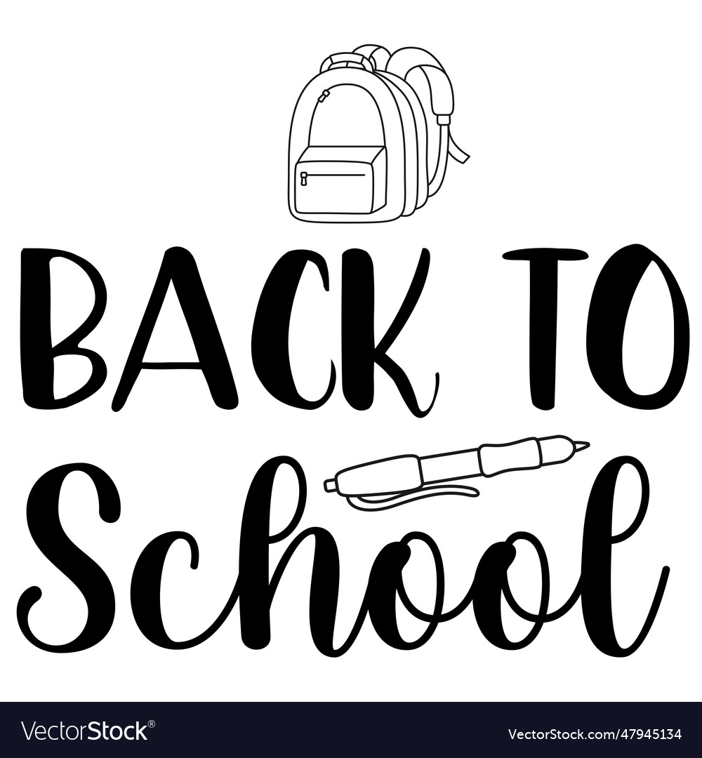 Back to school shirt teacher gift school shirt Vector Image