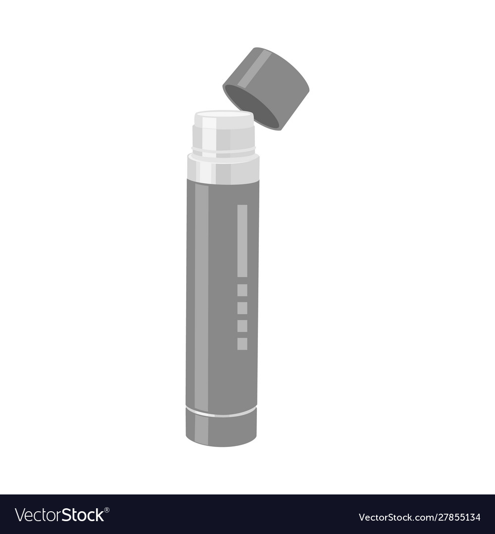 Isolated object bottle and stick logo web
