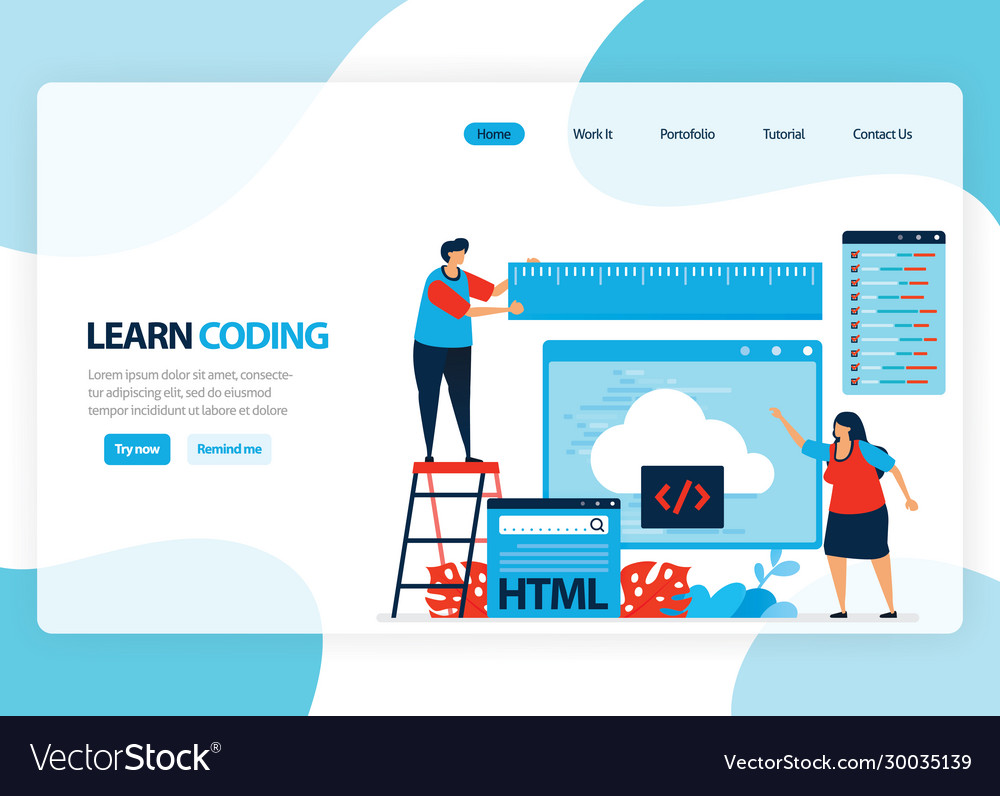 Homepage for learning programming and coding