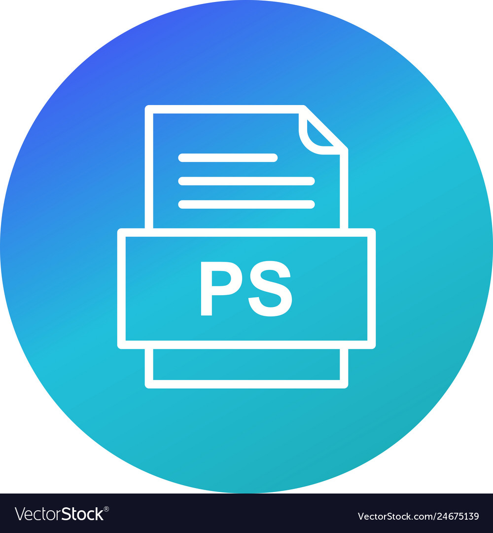 Ps file document icon