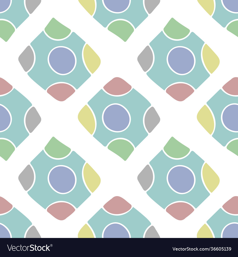 Seamless pattern with abstract square vector image Seamless pattern with abstract square