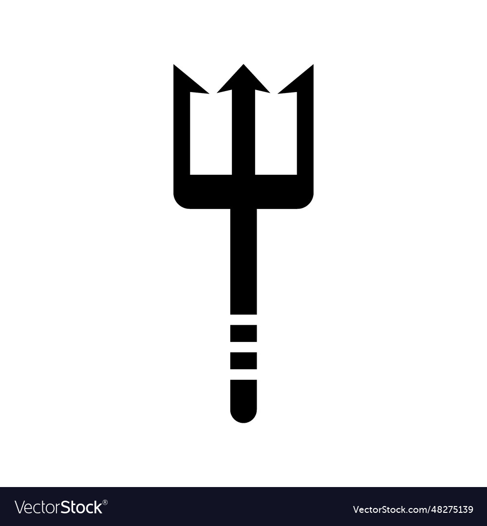 Trident Icon Royalty Free Vector Image Vectorstock