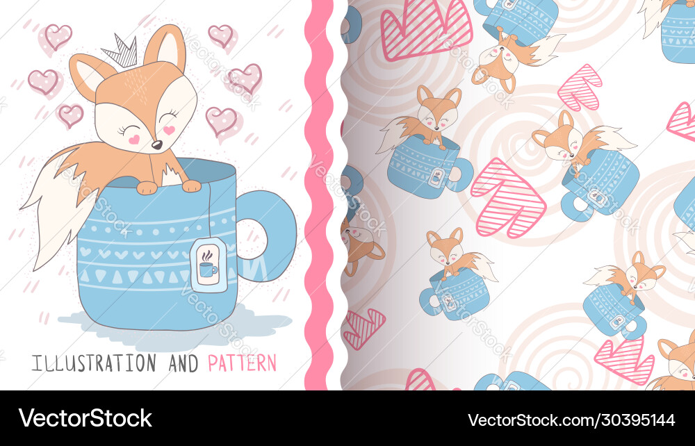 Cake sweet - seamless pattern Royalty Free Vector Image