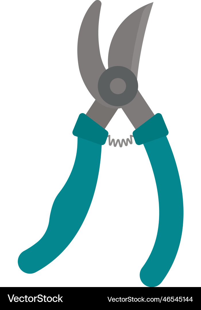 Gardening scissors tool Royalty Free Vector Image