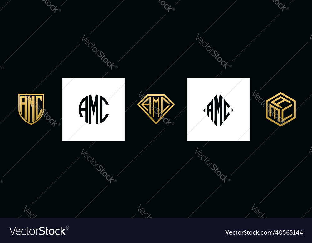 initial-letters-amc-logo-designs-bundle-royalty-free-vector