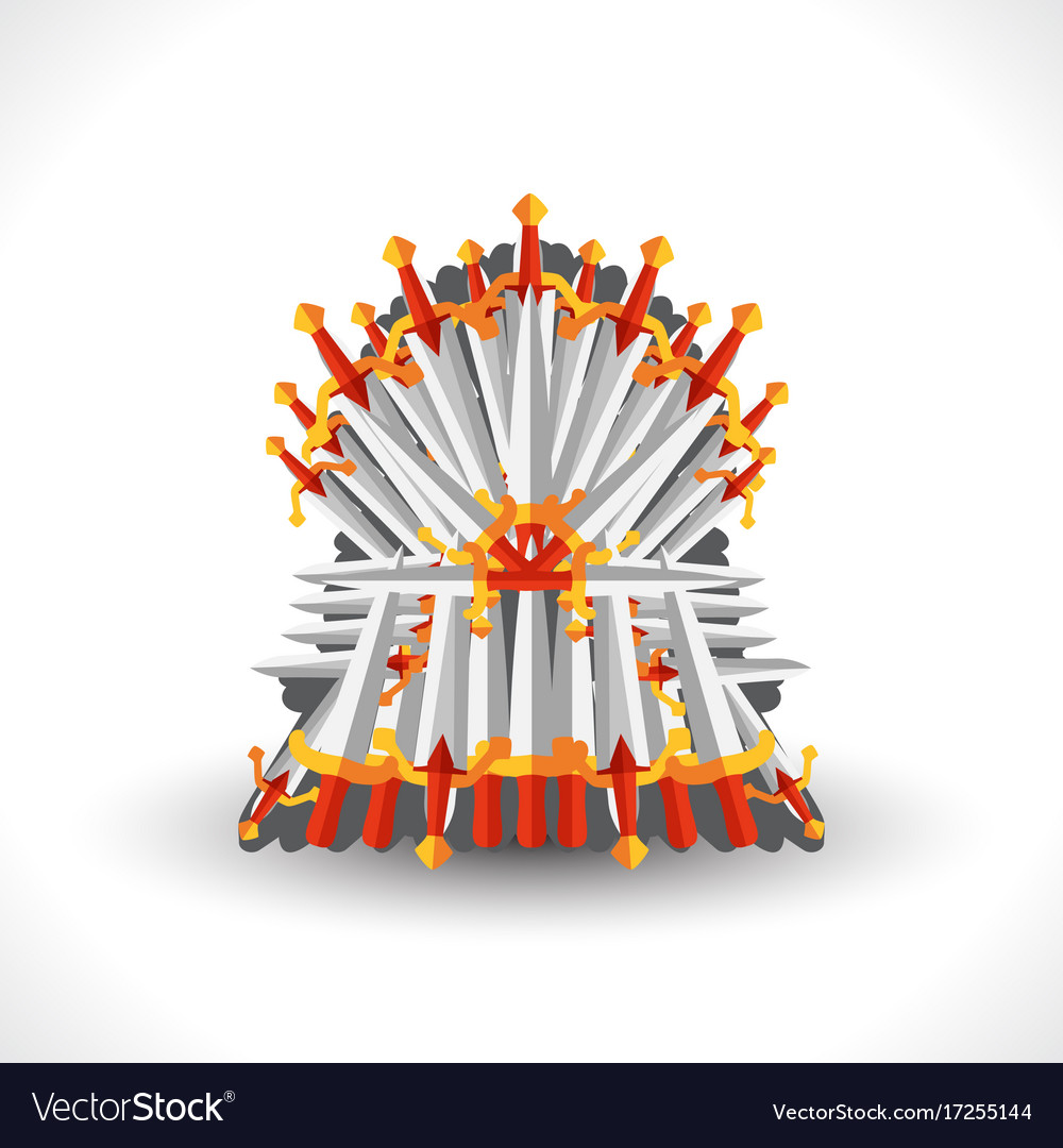 Iron throne for computer games design